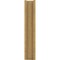 Ekena Millwork 5 1/2-in W x 18-in D x 30-in H Balboa Slat Rough Cedar Woodgrain TimberThane Outlooker, Primed Tan OUTUR055X18X30BOA24RCPR - alternate 3
